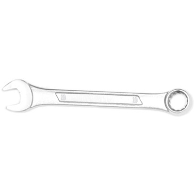 Performance Tool W312C Chrome Comb. Wrench, 10mm, with 12 Pt Box End,  4-7/8'' Lg