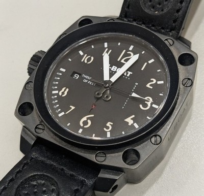 U Boat Watch Thousands Of Feet 43mm Mens Watch Left Handed Crown 443742-001