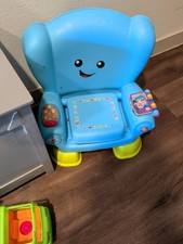 Fisher-Price Laugh Learn Smart Stages Chair Kids Yellow Blue Educational Toy
