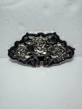 Vintage Famous Stars And Stripes Metal Belt Buckle 