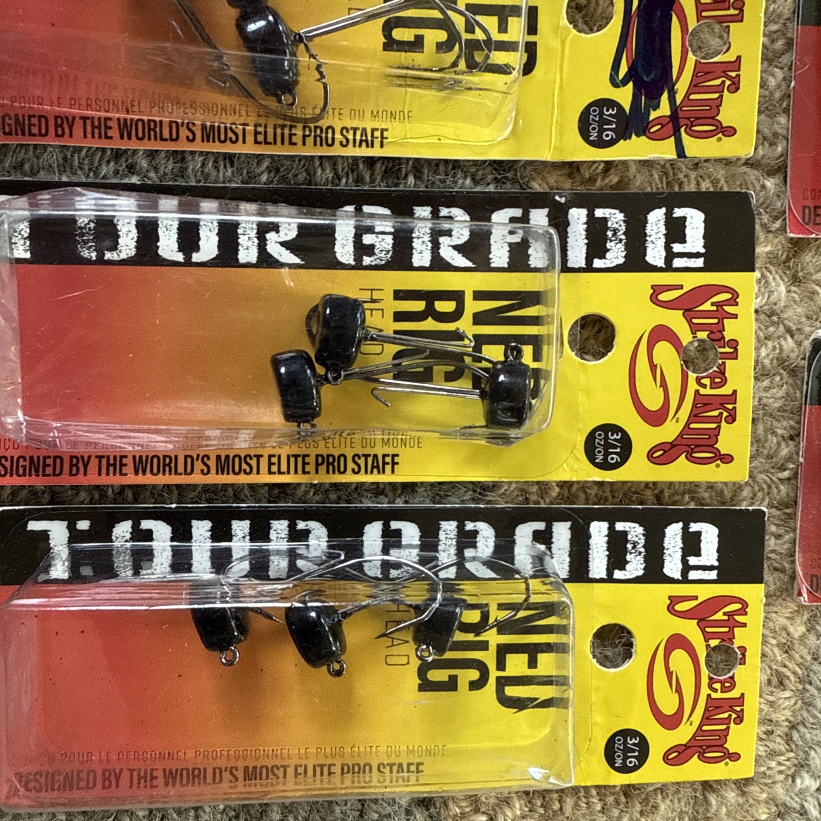 Strike King Tour Grade Ned Rig Jig Head Lot of 11 - 1/16 , 3/16 - Image 3
