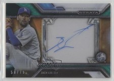 2016 Topps Strata Auto Green 50/75 Zach Lee #SA-ZL Auto 0c2