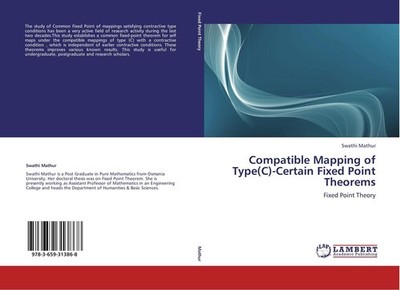 Compatible Mapping of Type(C)-Certain Fixed Point Theorems Swathi Mathur