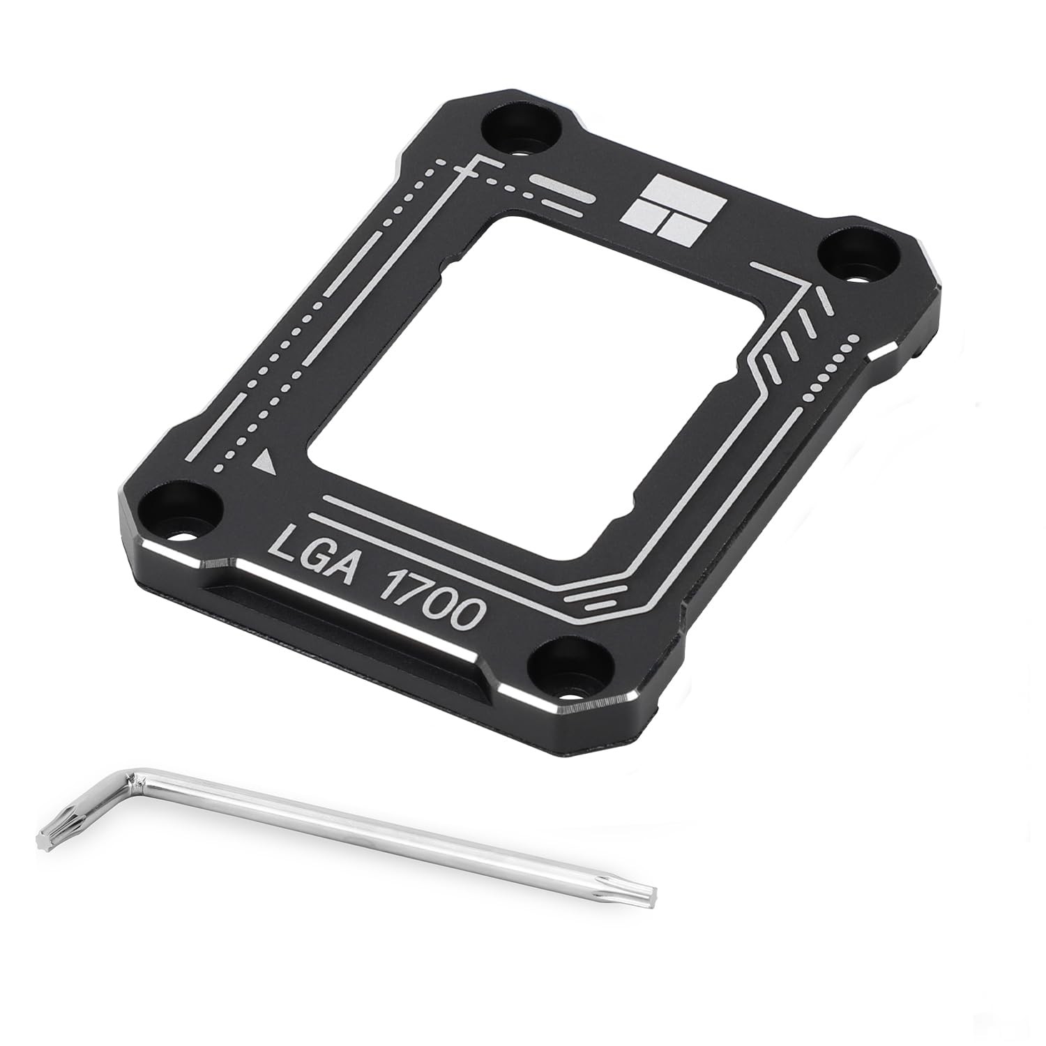 LGA1700-BCF CPU Contact Frame, Intel 12/13/14 Gen Anti-Bending Fastener, Black