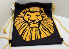 The Lion King Broadway Musical Disney VIP Drawstring Cinch Bag Tote Backpack