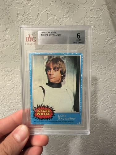 1977 Topps Star Wars #1 Luke Skywalker — BVG 6