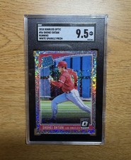 2018 CONTENDERS OPTIC SHOHEI OHTANI WHITE SPARKLE SGC 9.5 SSP RATED ROOKIE RC
