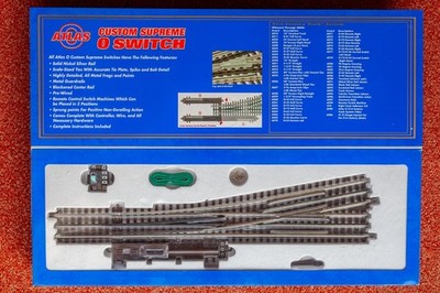 Spur 0 3 L Atlas O Gauge 3-Rail #5 Left Hand Switch 6024