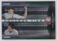 2008 Donruss Elite Extra Edition Green 36/1500 Shane Peterson Danny Espinosa qw7