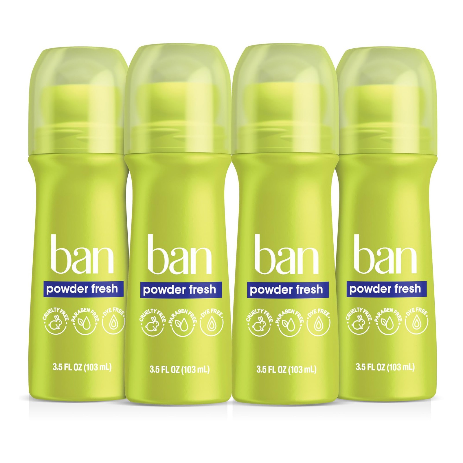 Invisible Roll-on Antiperspirant Deodorant for Women and Men, 24-hour Underar...