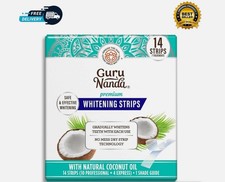 GuruNanda Teeth Whitening Strips 7-Day Treatment   Non-Slip Dry Strip Technology
