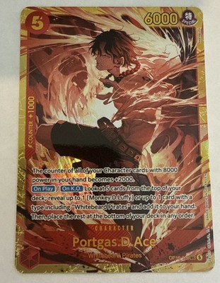ONE PIECE Card Game Portgas D. Ace OP16 118 SEC Battle of the Moment ENGLISH