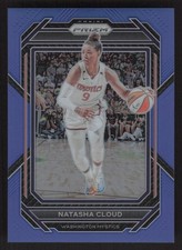 2023 Panini Prizm WNBA #106 Natasha Cloud Blue #/175 SN