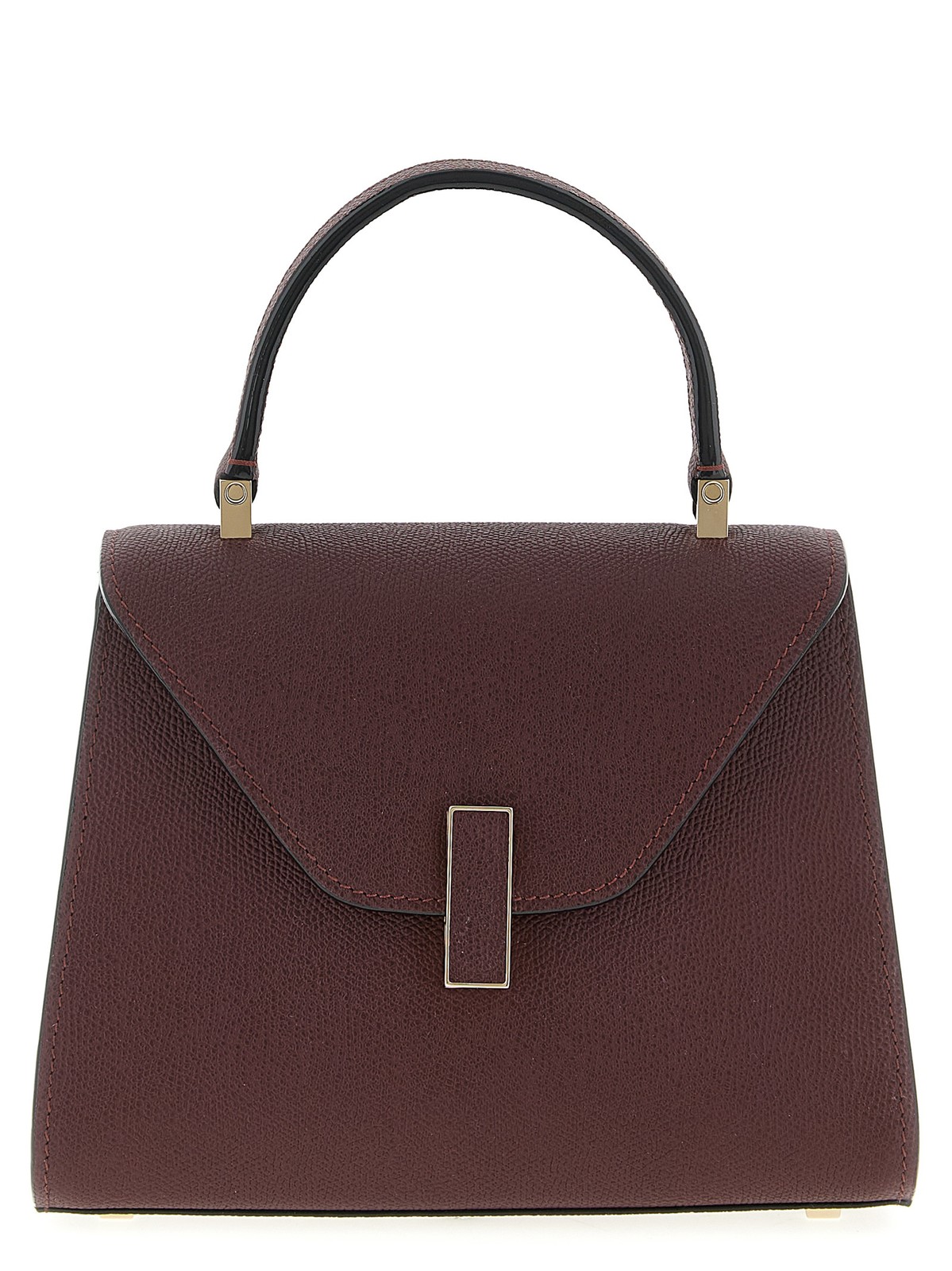 Valextra Bordeaux Calfskin Handbag 100% Authentic