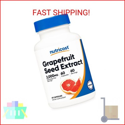 Nutricost Grapefruit Seed Extract 2,000mg Equivalent from 500mg of 4:1 Extract P