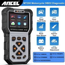 Motorcycle OBD2 Scanner Diagnostic Tool Fault...