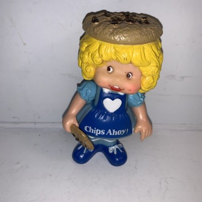 Vintage 1983 Nabisco Chips Ahoi! Chocolate Chip Cookie Puppe-Talbot Toys 4 Zoll