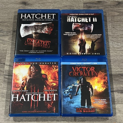#ad #ad Adam Green’s Hatchet Collection 4 Movies for One Low Price Free Shipping $35.00