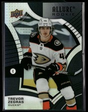 Trevor Zegras 2021-22 Upper Deck Allure #149 Black Rainbow Anaheim Ducks