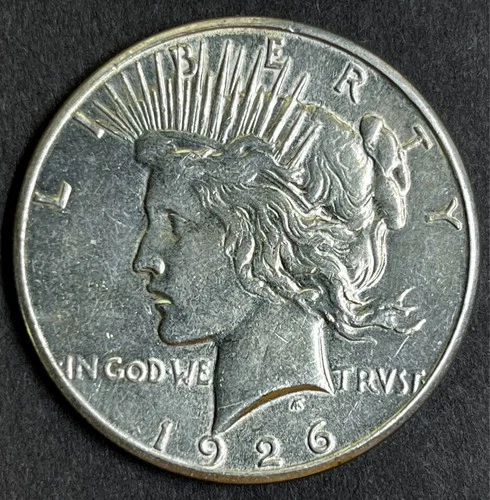 1926-S Peace Silver Dollar, BU Beauty