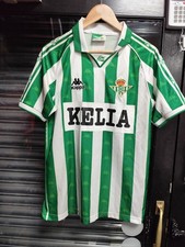 Real Betis 1996/97 home jersey Kappa Belleron No. 19 Mens Size UK M