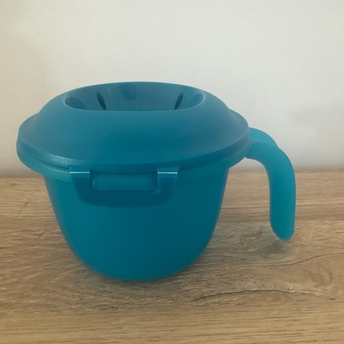 Tupperware Reiskocher Mikrowelle 550 ml Farbe blau
