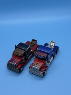 2x Transformers Hasbro Optimus Prime Semi Truck C-023G Diecast Tractor Only