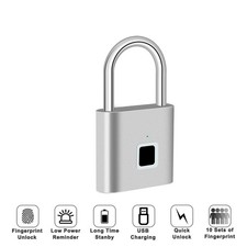 KERUI Smart Fingerprint Padlock Outdoor Waterproof Anti Theft Safety Lock