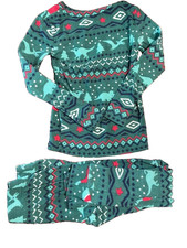 Cat  Jack Dinosaur Christmas Pj Sleeper Set Kid Boy Size 5/6