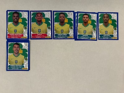 2026 Panini World Cup Sticker Rare Blue Crumple Foil Brazil