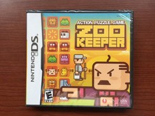 Zoo Keeper Action Puzzle Game (Nintendo DS, 2004) brand New - Factory Sealed