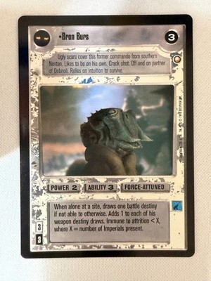 Star Wars CCG - Bron Burs - Special Edition