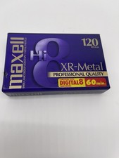 Maxell Hi8 Digital 8 XR-Metal Professional Quality 8MM Camcorder Tape P6-120 NEW