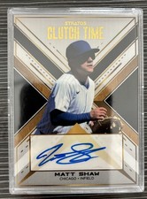 MATT SHAW⚡️2025 Pulse Stratos Clutch Time Auto /60 SP⚡️Chicago Cubs RC