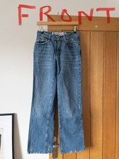 Vintage FAKE LONDON GENIUS Women's Back-To-Front Jeans - Size 28 (Measures 26in)