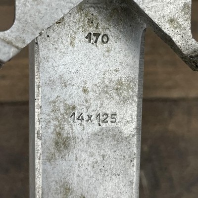 Vintage Stronglight 170mm Crank Arm 14x125 FRENCH Thread