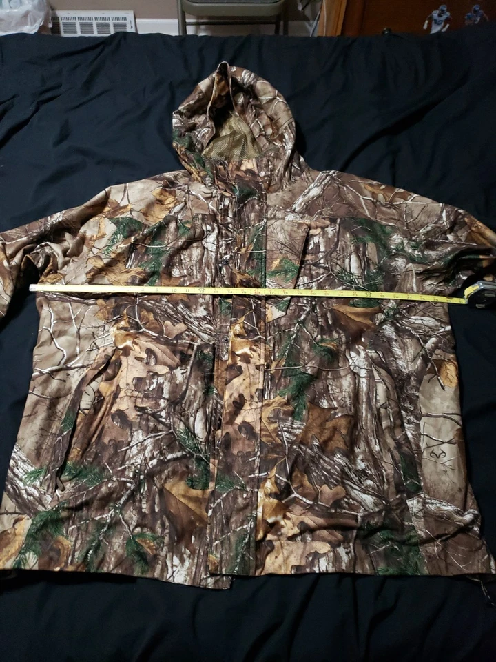 Chaqueta con Capucha Cabelas Dry-Plus Para Hombre RealTree Xtra Malla Forrada Talla 3XL Alta En muy buena condición Foto 2 de 4