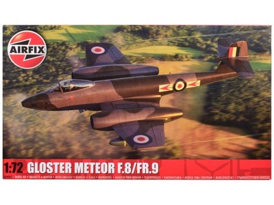 1/72 Level 2 Model Kit Gloster Meteor F.8/FR.9 Fighter Aircraft with 2 Scheme