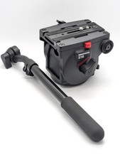 N MINT Manfrotto 516 Pro Video Fluid Head w/ Plate Pan Handle from Japan
