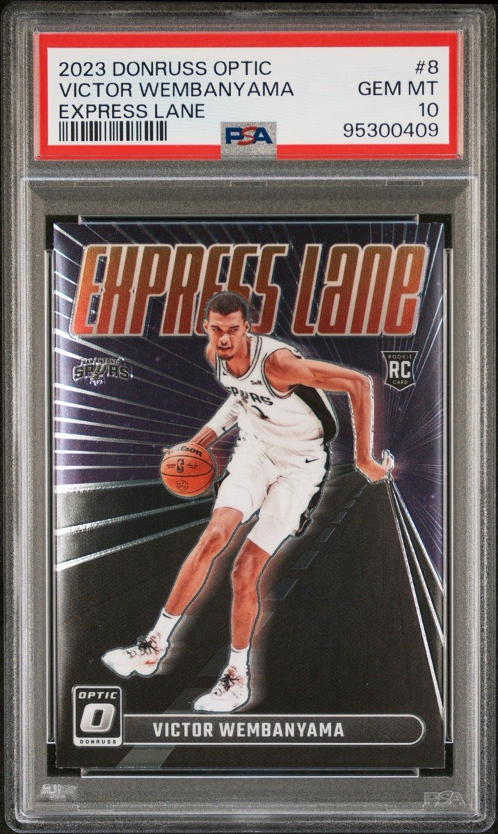 PSA 10 2023-24 Donruss Optic #8 Victor Wembanyama Rookie Express 