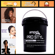 "Non-Flaking Styling Gel - Alcohol Free, Vegan, Super Hold for All Hair Types -