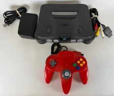 NINTENDO 64 N64 VIDEO GAME CONSOLE BUNDLE W/ CONTROLLER *TESTED & WORKING*