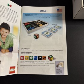 Lego Creationary Game 3844 ~ 100% Complete ~ with Manual, Box and Ziplock Pieces