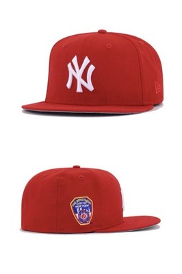 New Era New York Yankees FDNY Patch Red Special Edition Hat Sz