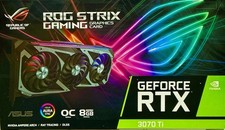 ASUS Republic of Gamers (ROG) Strix GeForce RTX 3070 Ti 8 GB scheda grafica, usata
