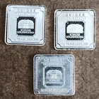 3 X 1 GRAM GEIGER EDELMETALLE 0.999 PREMIUM SILVER BARS