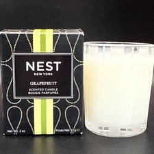 NEST Fragrances Votive Candle- Grapefruit, 2 oz 57g ~ 20 Hours Burn Time NIB