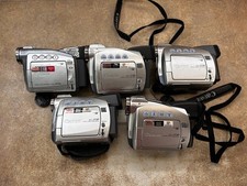 LOT OF 5 Canon ZR60 MiniDV Digital Tape Camcorder Video Camera Tested UNTESTED