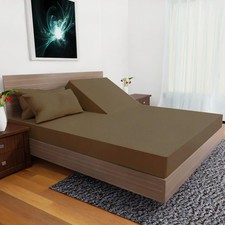 Top Split Flex Head King Size Sheet Set - Egyptian Quality Ultra-Soft Bed She...