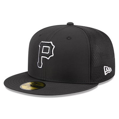 Men's Pittsburgh Pirates New Era Black 2026 Batting Practice 59FIFTY Fitted Hat
